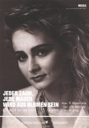 Jeder Zaun, jede Mauer wird aus Blumen sein