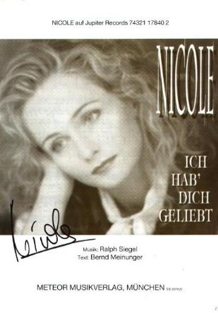 Ich hab' dich geliebt